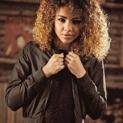 Plain KJ - Ladies bomber jacket Brave Soul